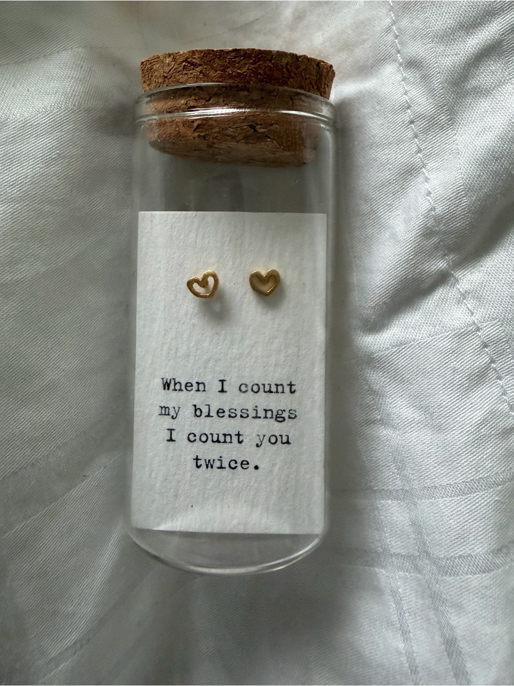 Gold Heart Stud Earrings - Women Jewelry